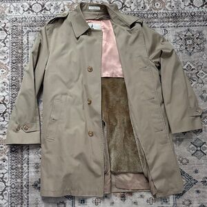 Classic Tan Women's Lined Trench Coat